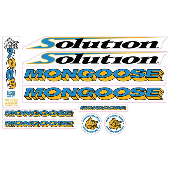 1995 Mongoose - Solution - Decal set