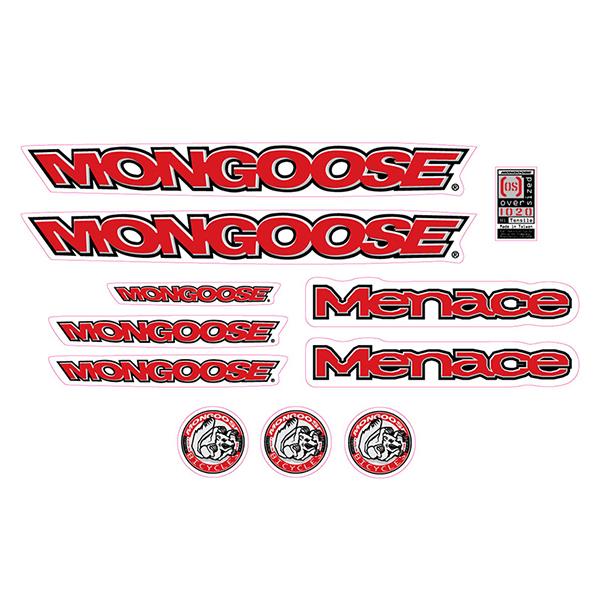 Confezione Adesivi Varietà BMX Mongoose Vecchia Scuola – Multicolore – Vintage Sticker Pack