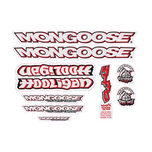 1997 Mongoose - Hooligan - Decal set