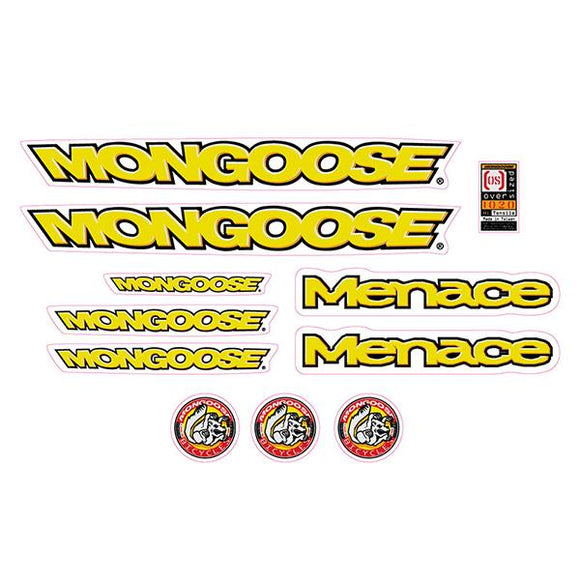 1997 Mongoose - Menace - Decal set