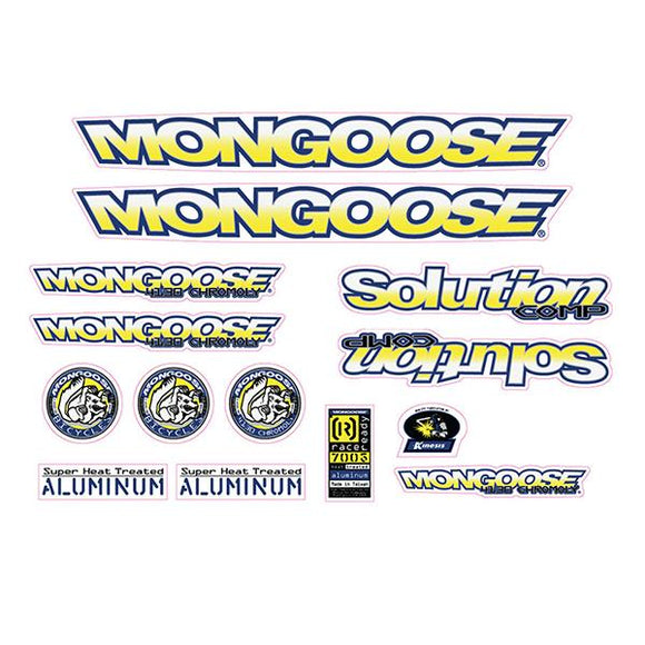 1997 Mongoose - Solution Comp Decal set