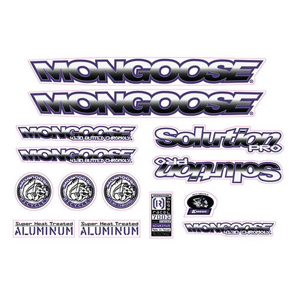 1997 Mongoose - Solution Pro Decal set