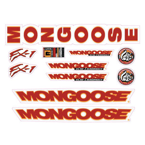 1998 Mongoose - FX1 - Decal set