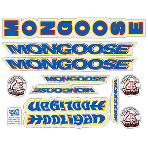 1998 Mongoose - Hooligan for Black frame - Decal set