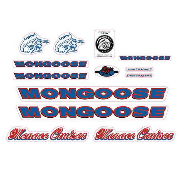 1999 Mongoose - Menace Cruiser - Decal set