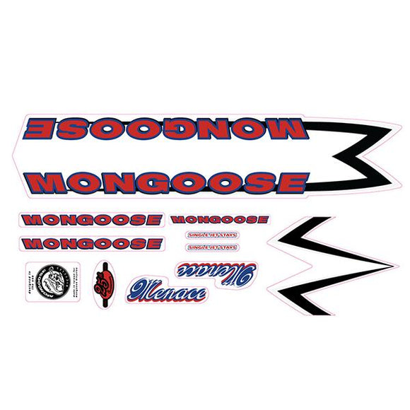 1999 Mongoose - 25th Anniversary Menace - Decal set