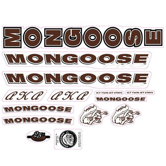 1999 Mongoose - Pro AKA - Decal set