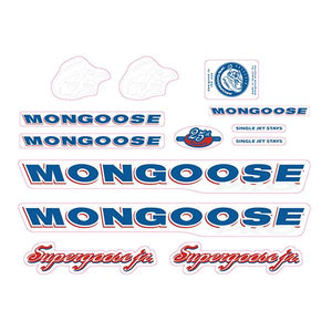 1999 Mongoose - Supergoose Pro JR Decal set
