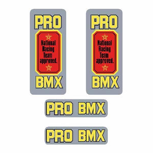 Tange - National Pro Bmx Decal Set Old School Bmx Decal-Set