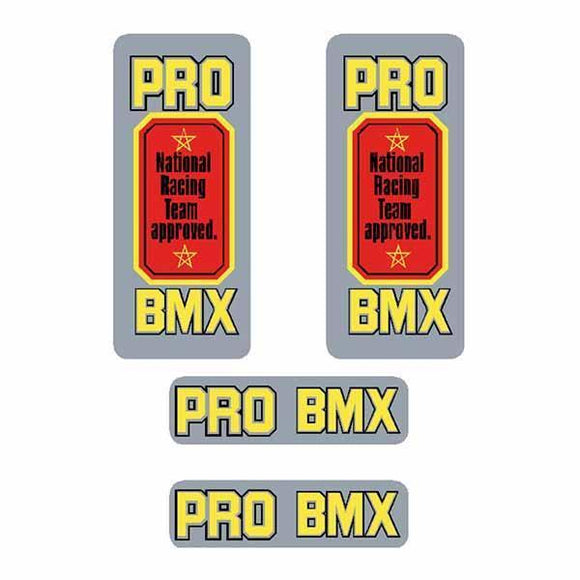 Tange - National Pro Bmx Decal Set Old School Bmx Decal-Set