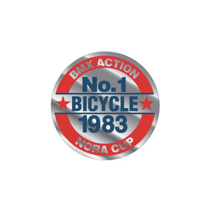 1983 GT BMX NORA Cup seat tube decal - chrome