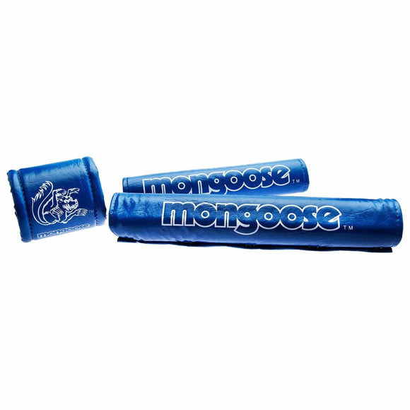 Mongoose Vinyl Pad Set Blue - Old School Bmx Padset