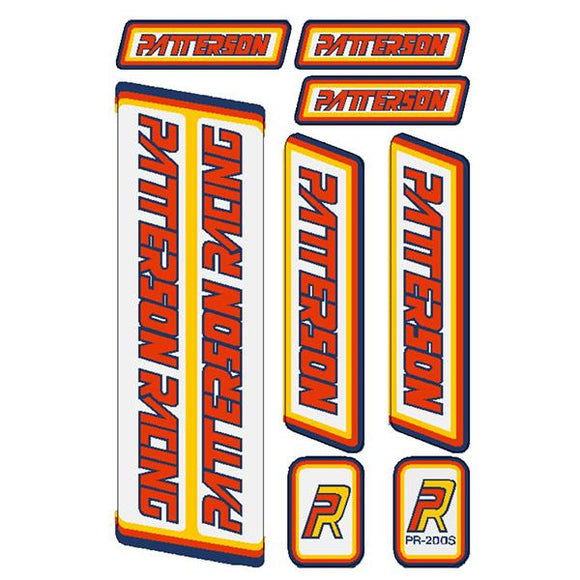 Patterson Racing - PR-200S decal set