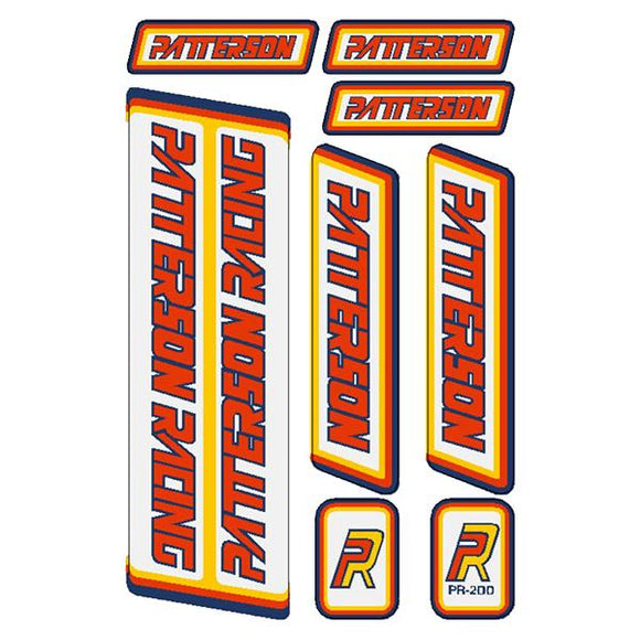 Patterson Racing - PR-200 decal set