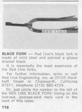 Redline - Northridge Fork decals - for STEEL FORK