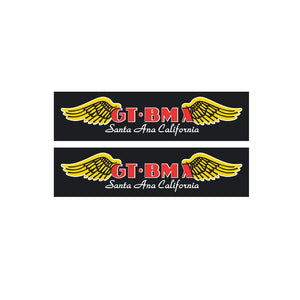 GT BMX Santa Ana fork decals - black
