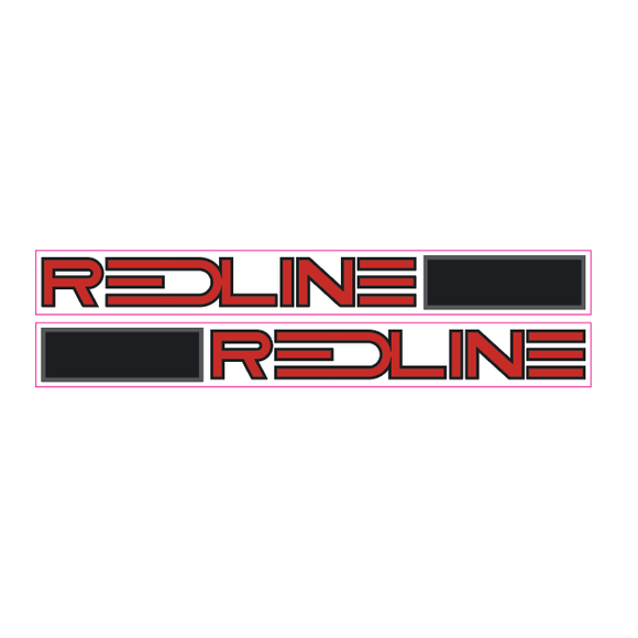 1984 Redline  fork decals - long block