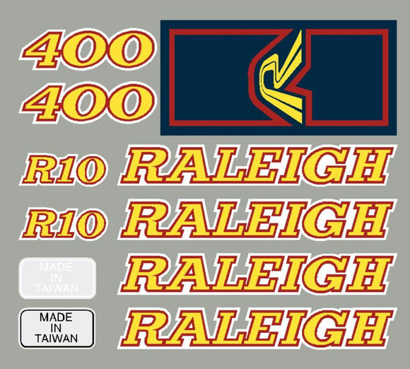 Raleigh bicycle best sale decals