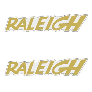 Raleigh - Seat Side Gold Decals Decal