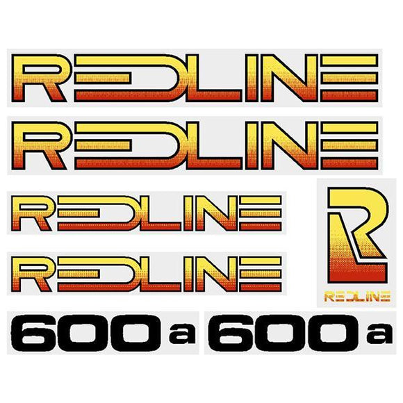 1983 Redline 600a decal set