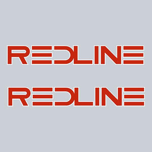 Redline - REDLINE ELINA - Red white - Seat decal set