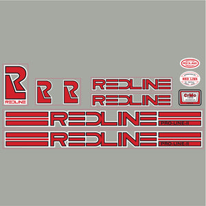 Redline PRO-LINE II decal set