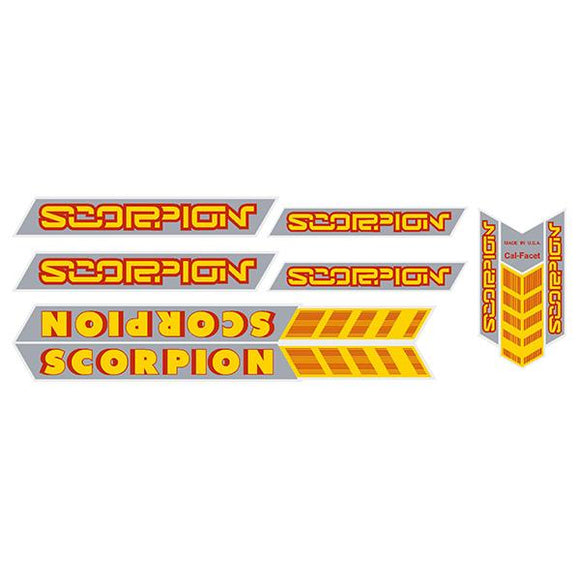 Scorpion BMX - Cal-Facet decal set