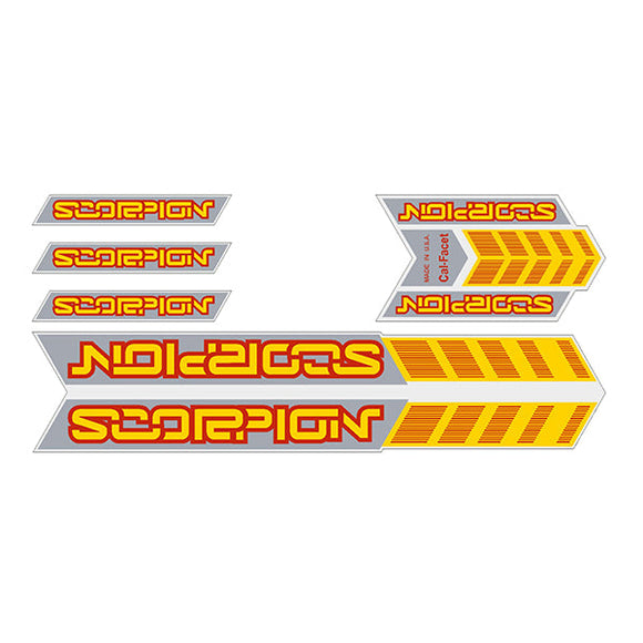 Scorpion BMX - Gen 2 - Cal-Facet decal set
