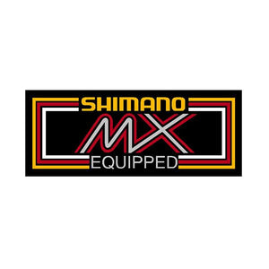 Shimano MX RED - chrome decal