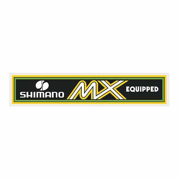 mxmxmバナー Shimano MX white decal | BMX Products USA