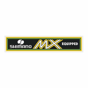 Shimano Mx White Decal - Old School Bmx
