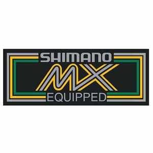 Shimano Mx Chrome Decal - Old School Bmx