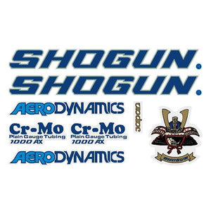 Shogun By Tange - Aerodynamics 1000 Ax Decal Set Old School Bmx Decal-Set