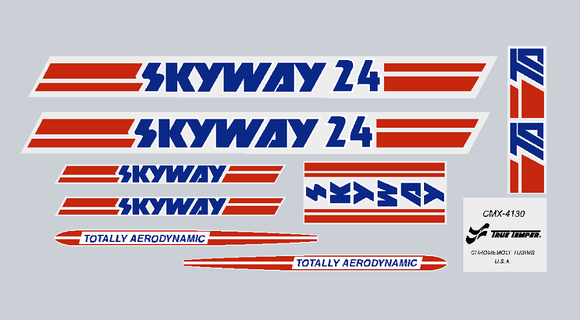 Skyway TA 24 retro decal set