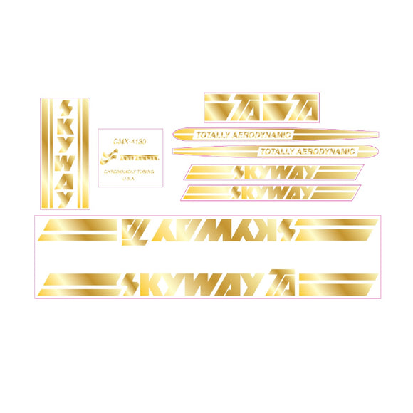 Skyway TA - gold version TA decal set