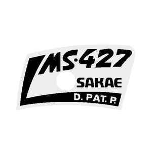 Sr Sakae - Ms-427 Stem Decal In Black Old School Bmx