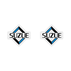 Suzue - Diamond With Blue (Pair) Hub Decals Old School Bmx Decal