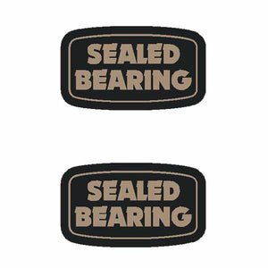 Suzue - Sealed Bearing Rectangle (Pair) Hub Decals Old School Bmx Decal