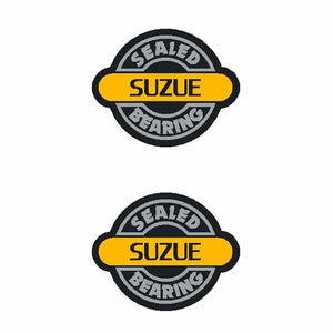 Suzue - Sealed Bearing Round (Pair) Hub Decals Old School Bmx Decal