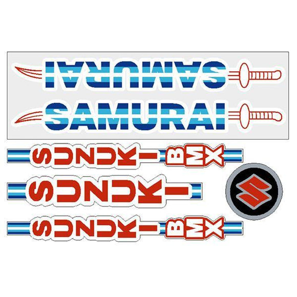 Suzuki - Samurai Bmx Decal Set Old School Decal-Set