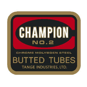 Tange - Butted Tubes #2 Seat Tube Decal Old School Bmx