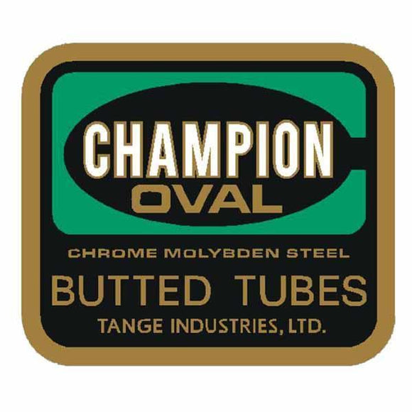 Tange - Oval Tubes Seat Tube Decal Old School Bmx