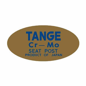 Tange - Fluted Seat Post Decal Old School Bmx