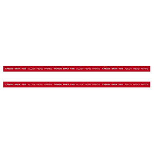 Tange - 300 Red Headset Decal Set Old School Bmx