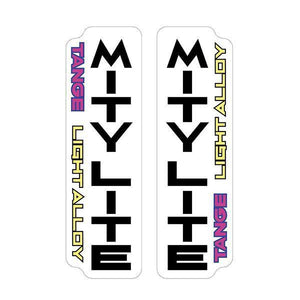 Tange Mitylite Fork Decal Set - Old School Bmx