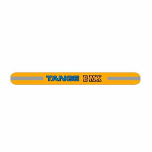 Tange - Bmx Gold Seat Clamp Decal Old School Bmx