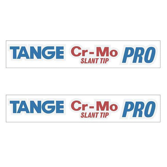 Tange Slant Tip Pro Fork Decal Set - Old School Bmx