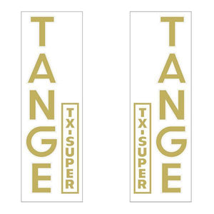 Tange Txsuper Fork Decal Set - Old School Bmx