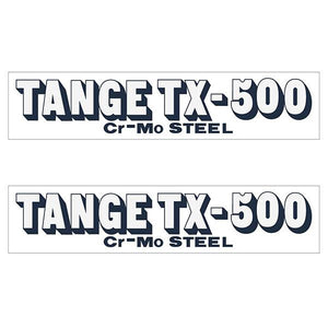 Tange Tx500 Navy Early Fork Decal Set - Old School Bmx