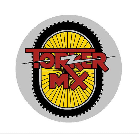Torker - MX Round Gen 2 YELLOW Chrome Head tube decal